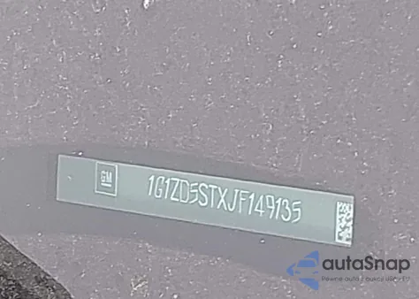 2018 Chevrolet Malibu Lt из США, поврежденный, VIN 1G1ZD5STXJF149135